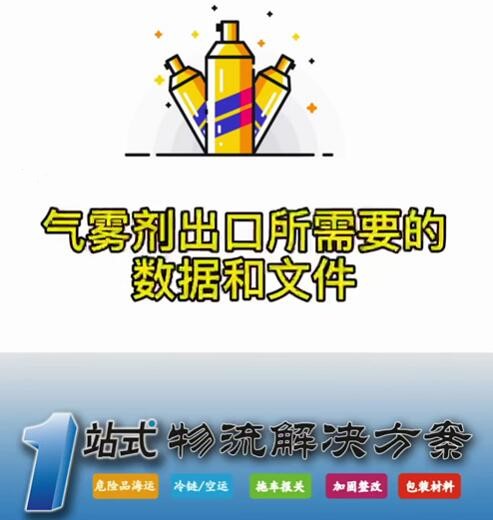 202110141225493300 危险品气雾剂出口